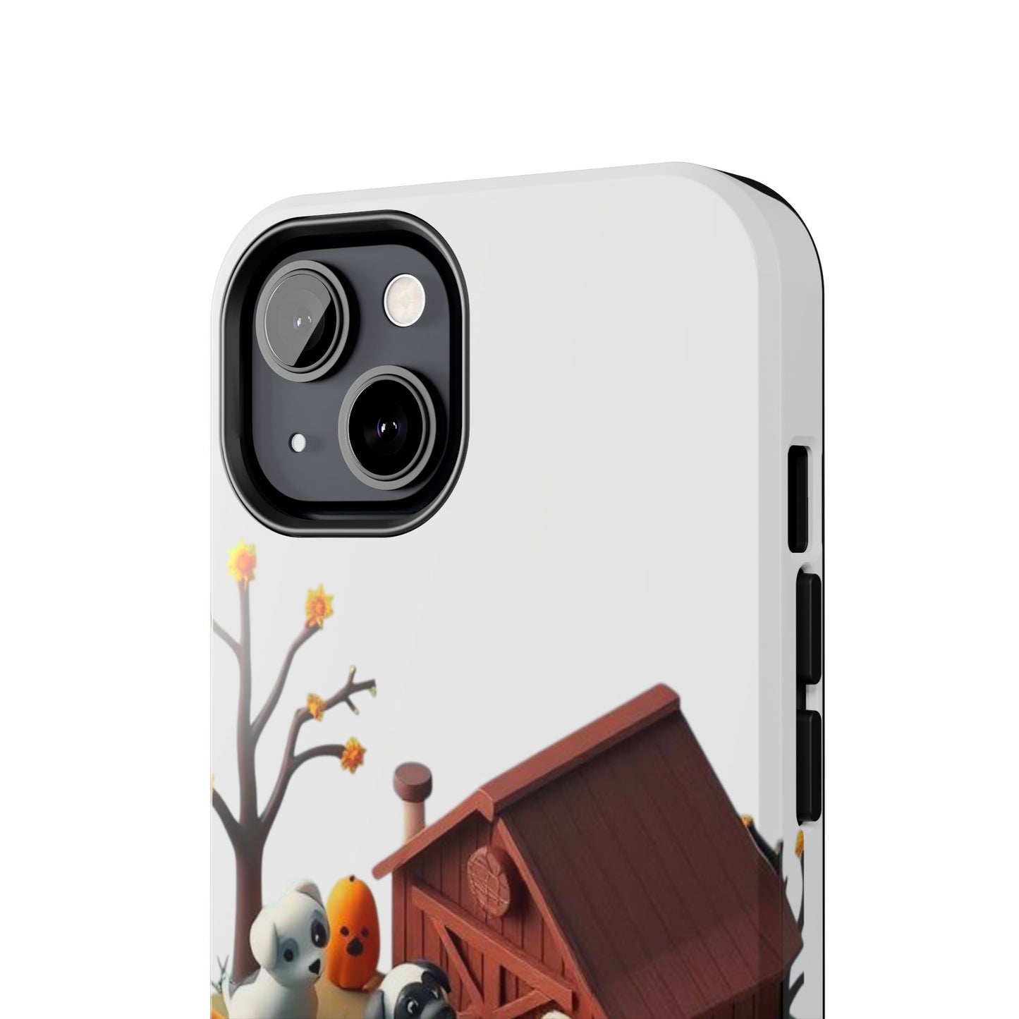 Cute Fall Farmhouse Phone Cases, Autumn Protection for Smartphones, Harvest-Themed Gift, Halloween Decor, Animal Print Cover