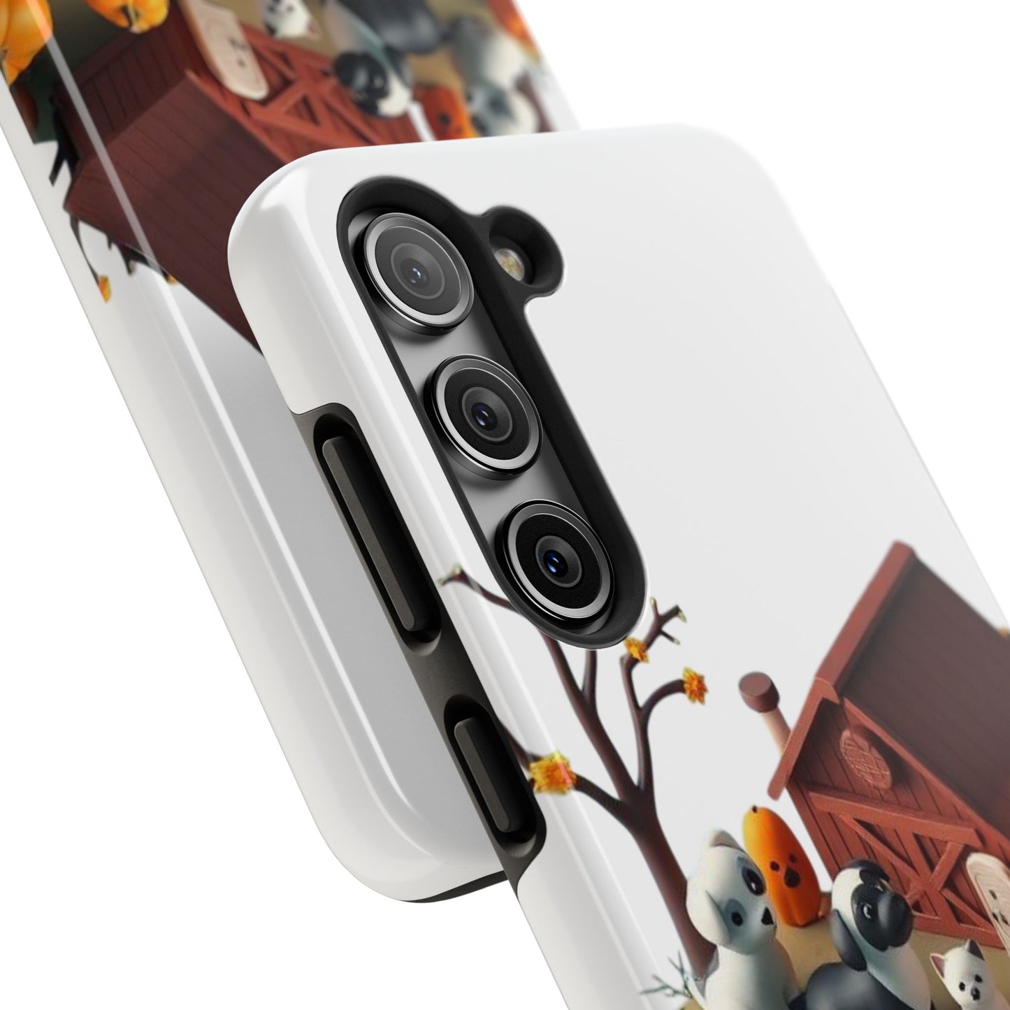 Cute Fall Farmhouse Phone Cases, Autumn Protection for Smartphones, Harvest-Themed Gift, Halloween Decor, Animal Print Cover