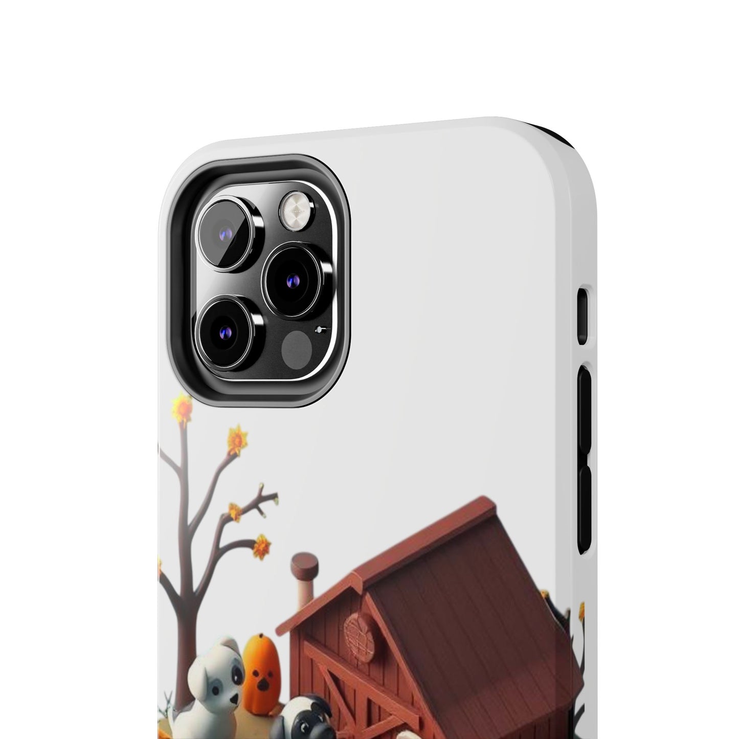Cute Fall Farmhouse Phone Cases, Autumn Protection for Smartphones, Harvest-Themed Gift, Halloween Decor, Animal Print Cover