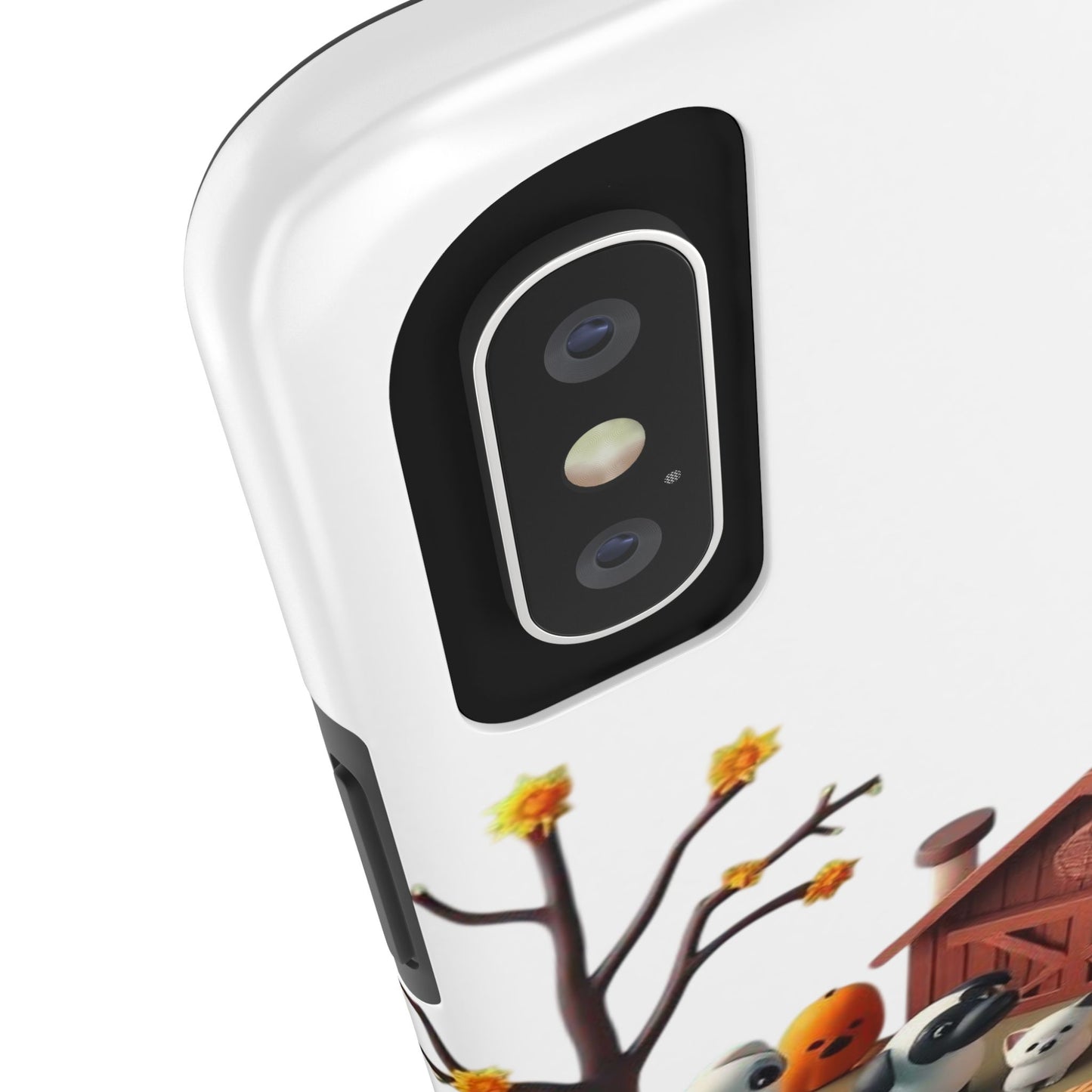 Cute Fall Farmhouse Phone Cases, Autumn Protection for Smartphones, Harvest-Themed Gift, Halloween Decor, Animal Print Cover