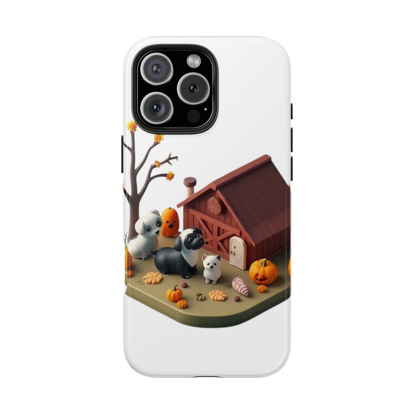 Cute Fall Farmhouse Phone Cases, Autumn Protection for Smartphones, Harvest-Themed Gift, Halloween Decor, Animal Print Cover