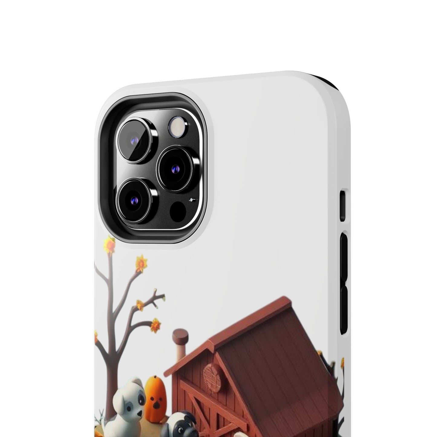 Cute Fall Farmhouse Phone Cases, Autumn Protection for Smartphones, Harvest-Themed Gift, Halloween Decor, Animal Print Cover