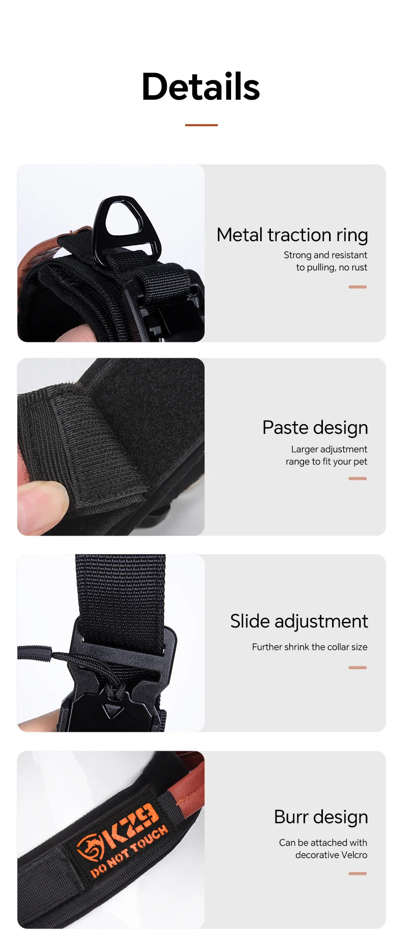 Dog Collar with Innovative Magnetic Buckle Secure and Stylish Magnetic Closure Collars Adjustable for Large Dogs Accessories