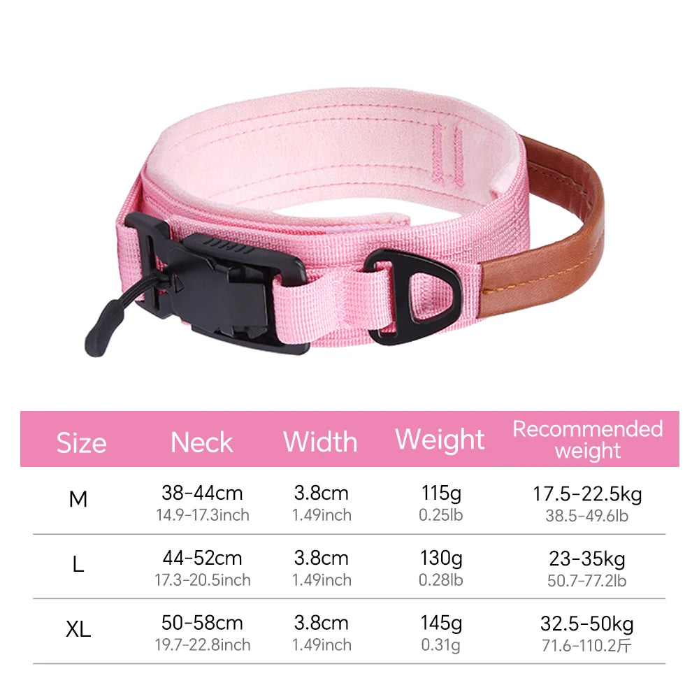 Dog Collar with Innovative Magnetic Buckle Secure and Stylish Magnetic Closure Collars Adjustable for Large Dogs Accessories