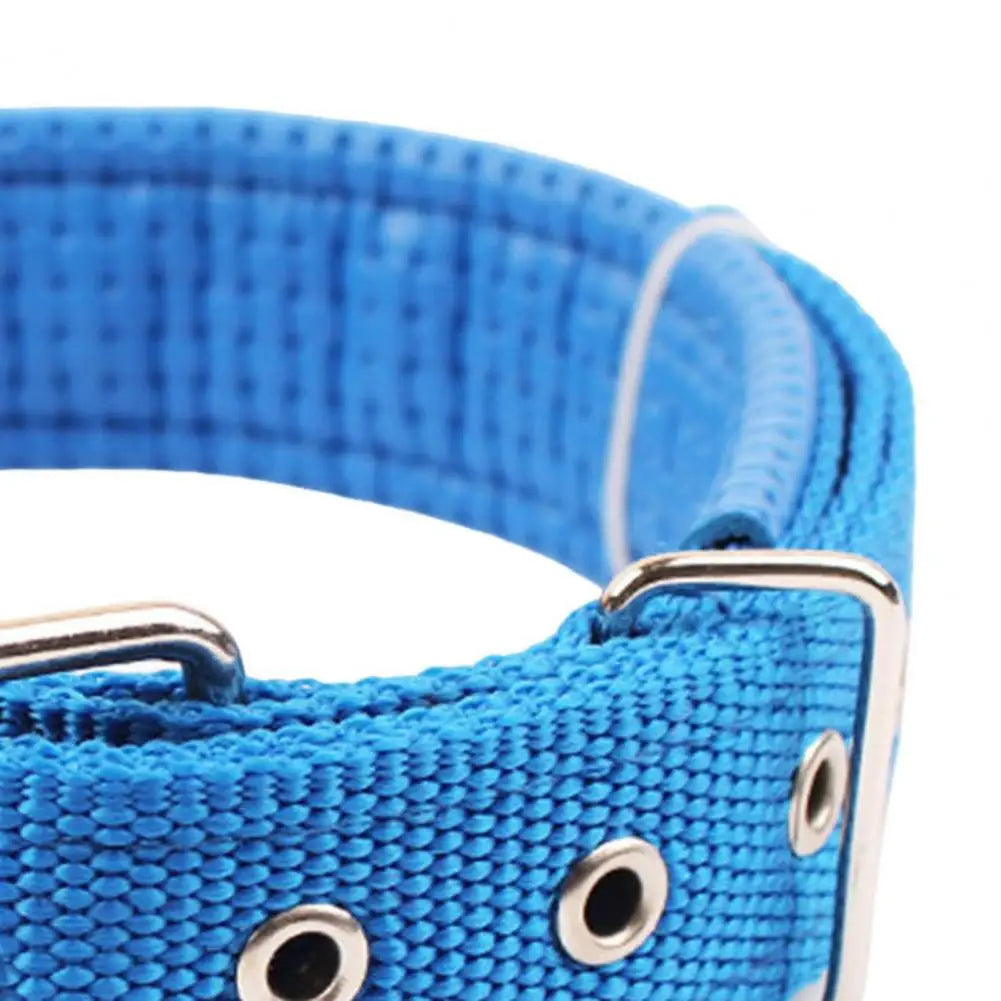 Dog Collars,Nylon,Adjustable Dog Neck Circle,Long-lasting Pet Neck Strap,with Traction Ring,Teddy Keji Pitbull,Pet Supplies