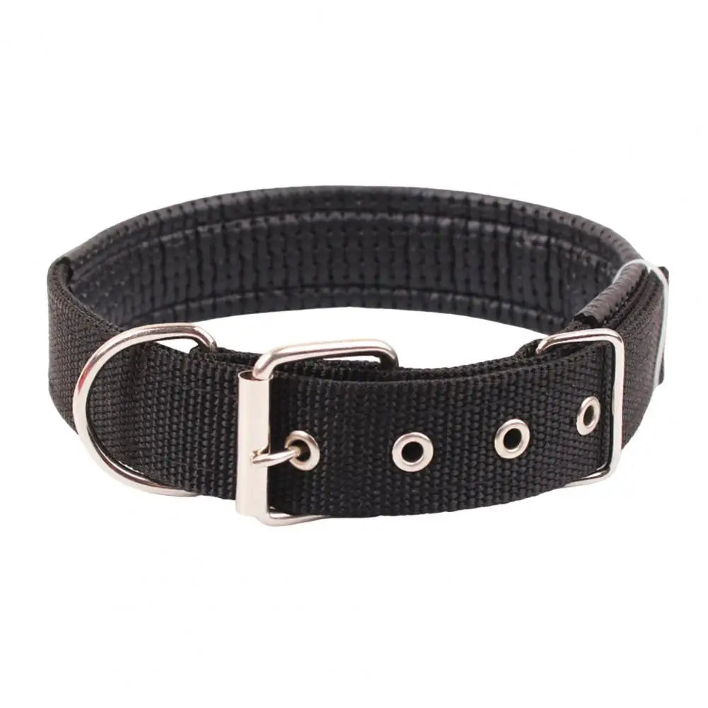 Dog Collars,Nylon,Adjustable Dog Neck Circle,Long-lasting Pet Neck Strap,with Traction Ring,Teddy Keji Pitbull,Pet Supplies