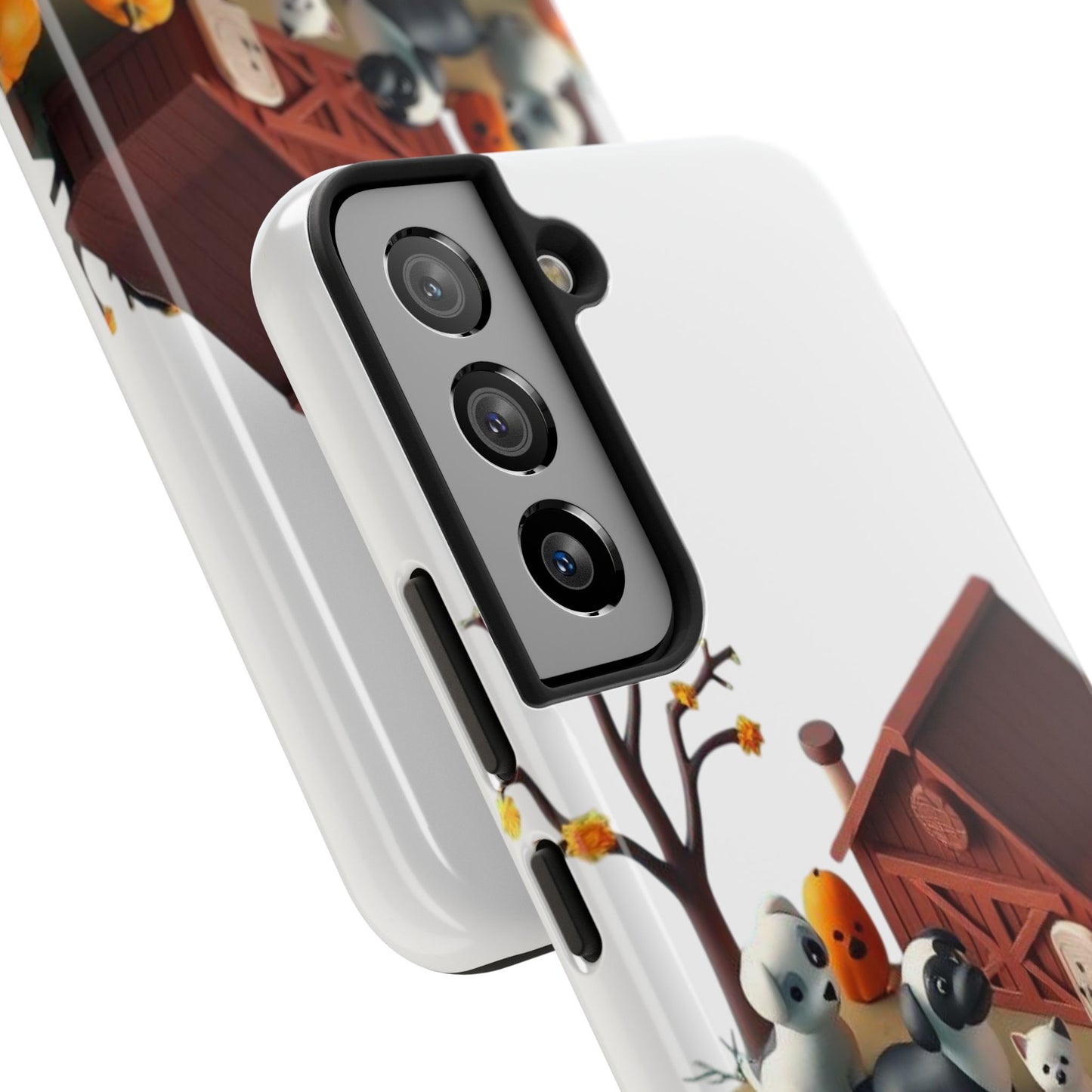 Cute Fall Farmhouse Phone Cases, Autumn Protection for Smartphones, Harvest-Themed Gift, Halloween Decor, Animal Print Cover