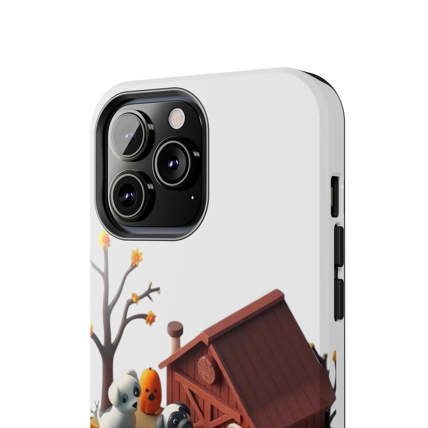 Cute Fall Farmhouse Phone Cases, Autumn Protection for Smartphones, Harvest-Themed Gift, Halloween Decor, Animal Print Cover