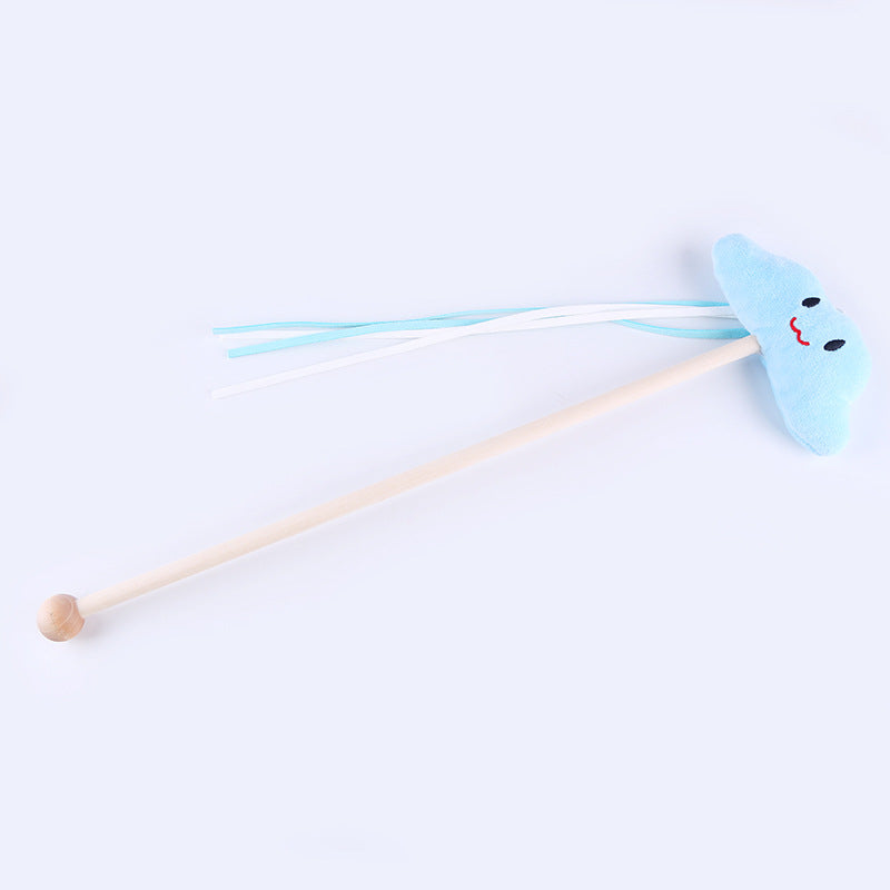 Cat Toy - Feather & Bell Cat Wand