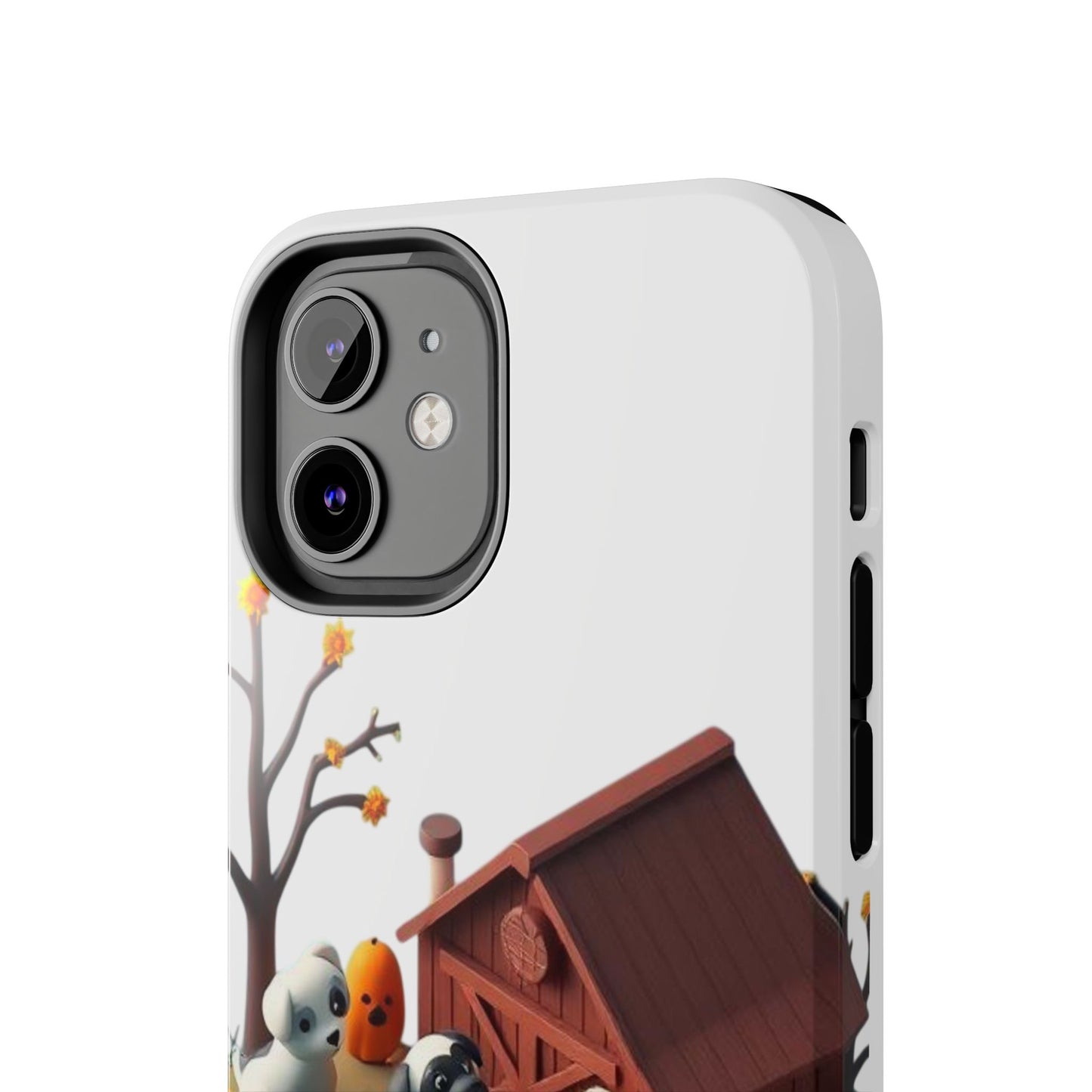 Cute Fall Farmhouse Phone Cases, Autumn Protection for Smartphones, Harvest-Themed Gift, Halloween Decor, Animal Print Cover
